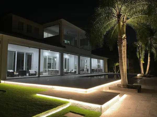 Luxury modern pool with engineering precision by Magic Pools