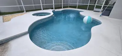 Pool project progress photo